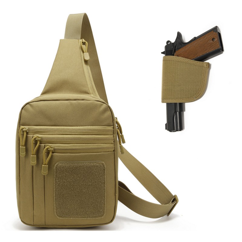 Edc Concealed Carry Backpack - Nouveau sac de poitrine tactique, étui
