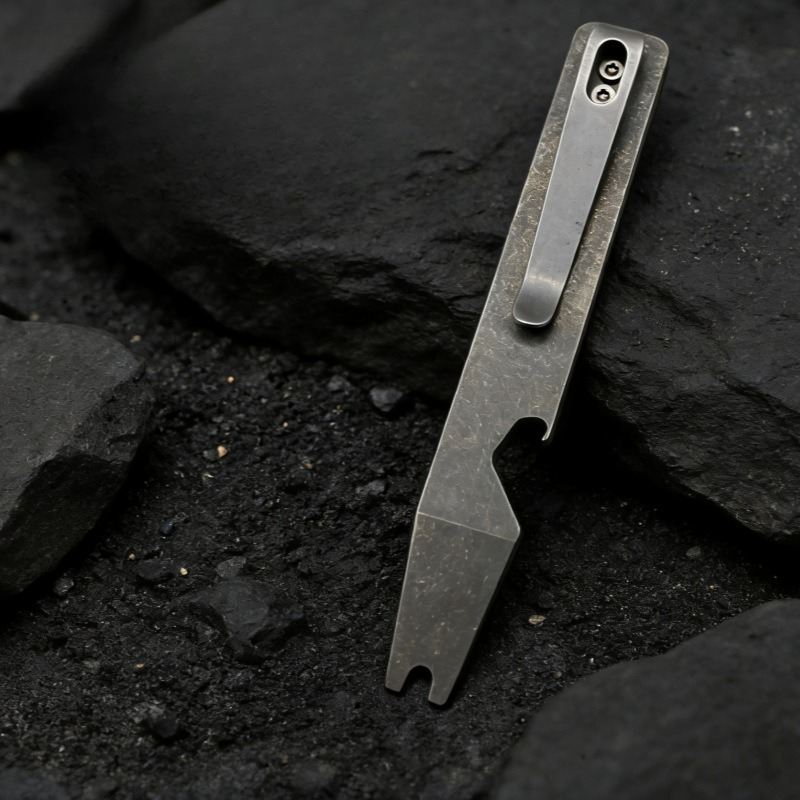 Titanium Pry Bar - Outil multifonction en titane, barre de