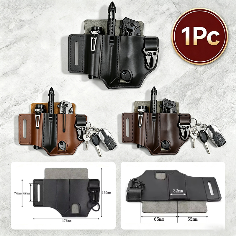Edc Carry Belt Leather - Cintre de taille en cuir de