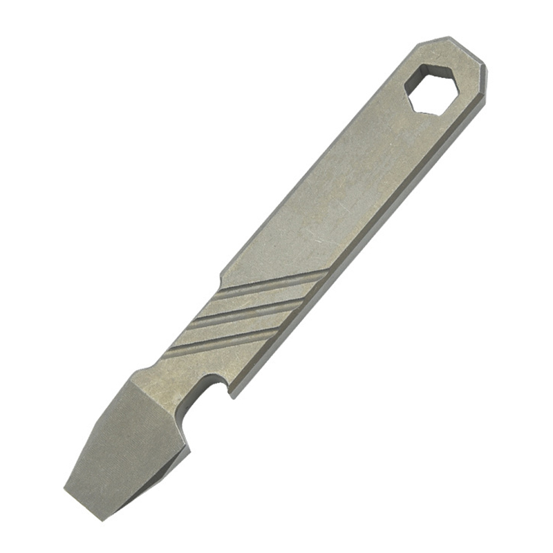 Titanium Pry Bar - Ouvre-bouteille multifonctionnel en alliage de titane,