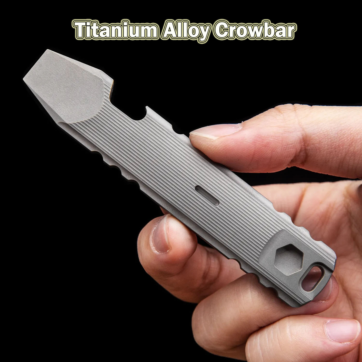 Titanium Pry Bar - Pied-de-biche multifonctionnel en alliage de titane