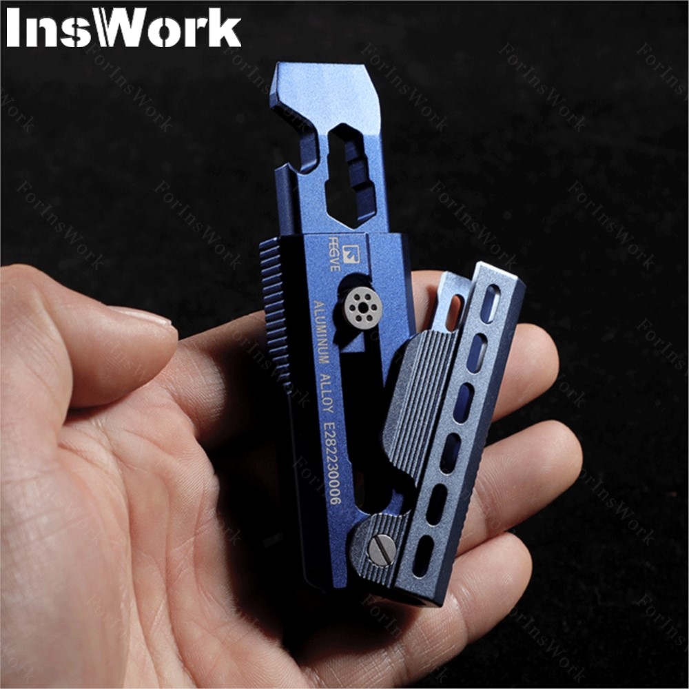 Edc Carry Piece - FEGVE-Ouvre-bouteille en alliage de titane, outil