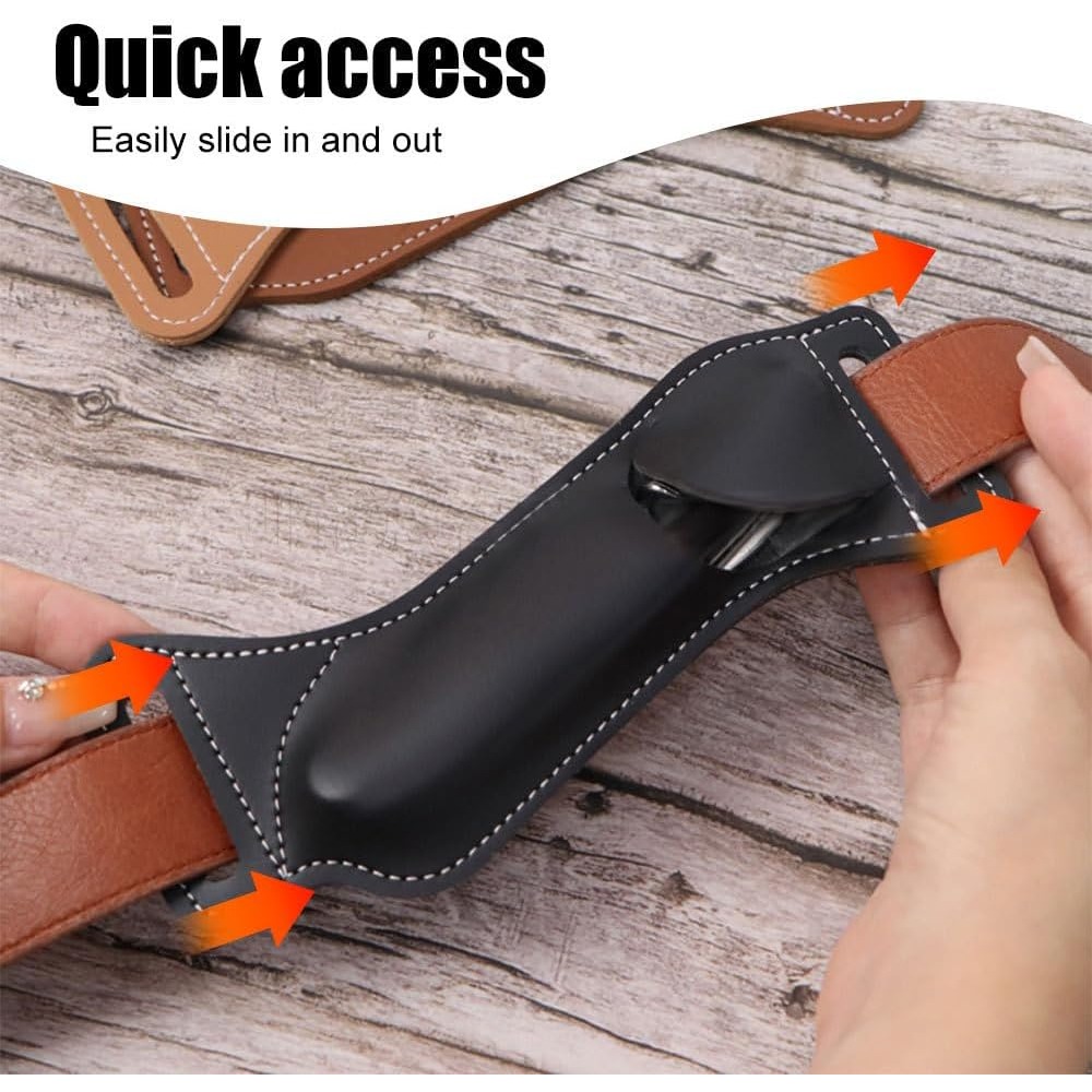 Étui tactique pour couteau EDC - Edc Carry Belt Leather avis et prix