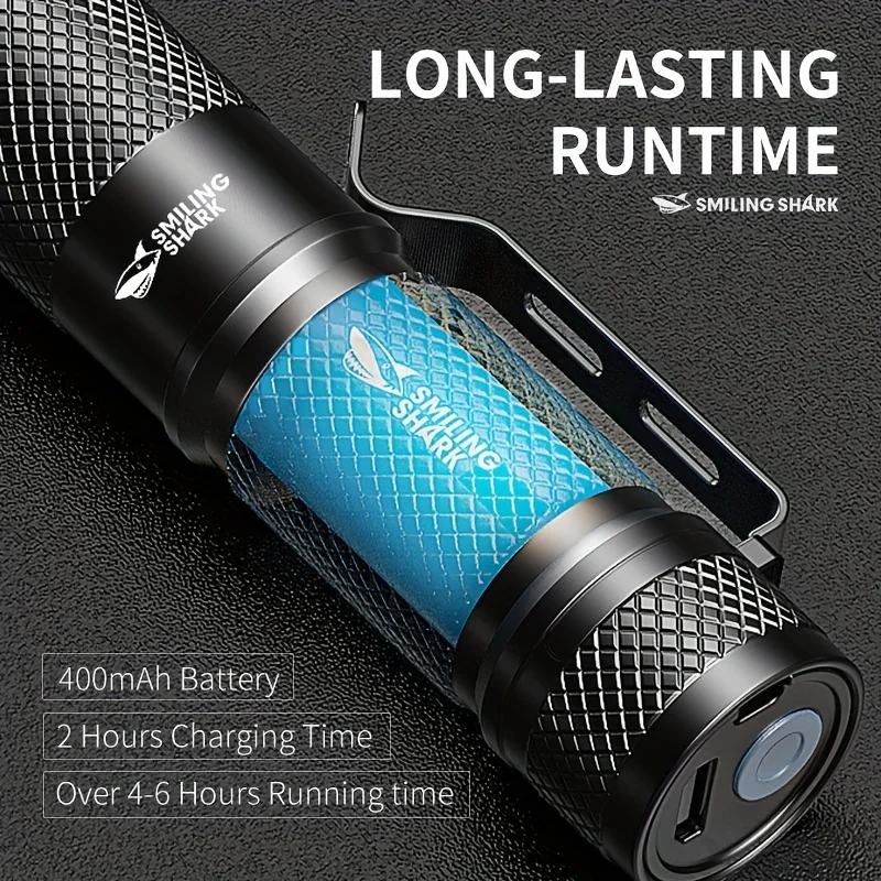 SMILING SHARK Mini lampe torch - Edc Every Day Carry おもちゃ avis et prix