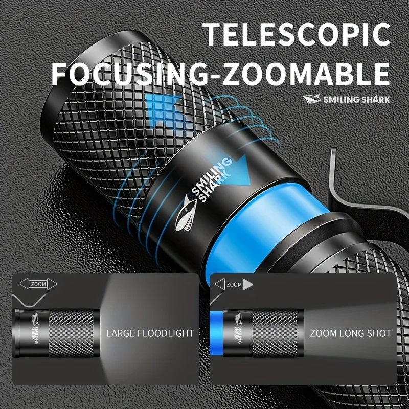 SMILING SHARK Mini lampe torch - Edc Every Day Carry おもちゃ avis et prix