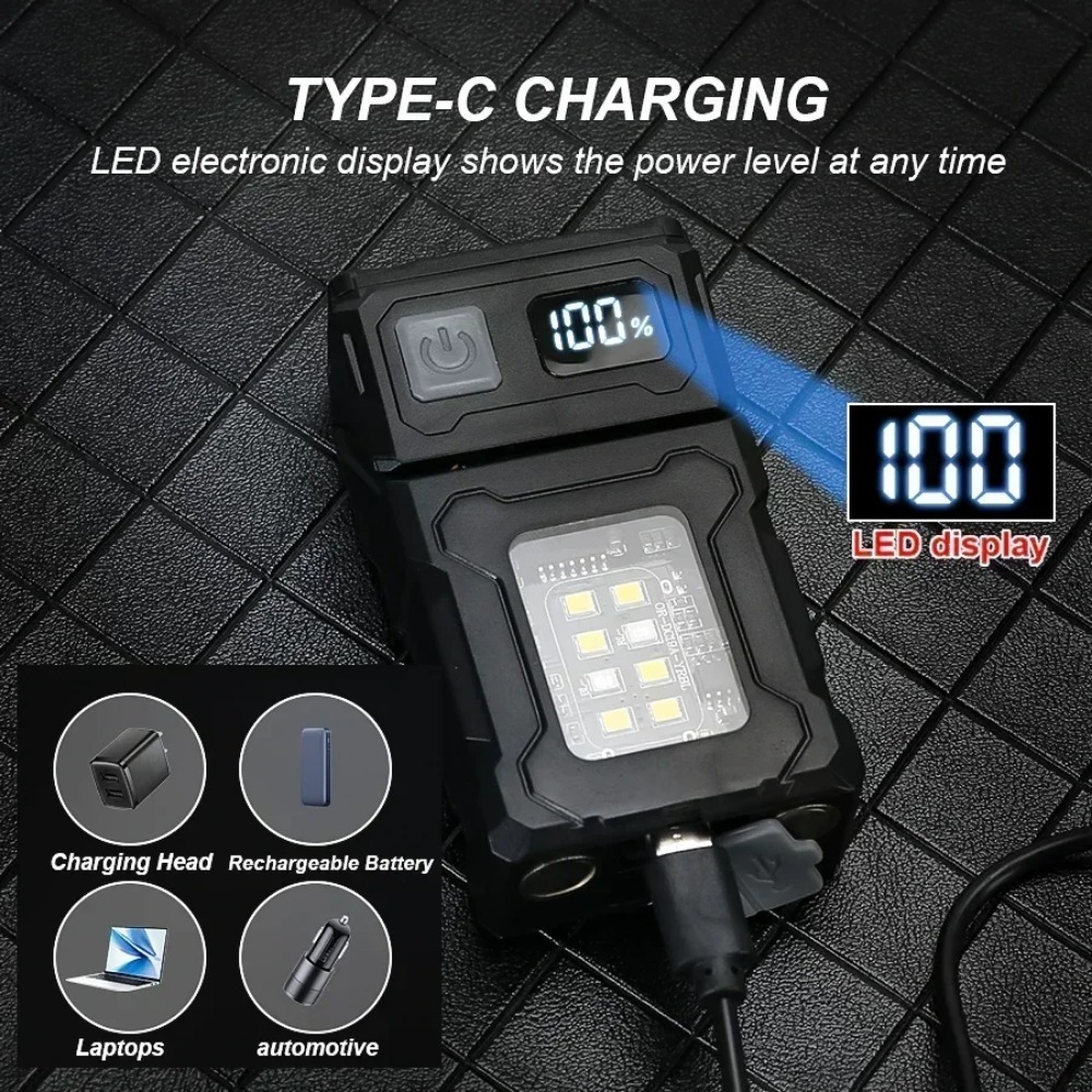 180 °   Lampe torche LED rotat - Keychain Flashlight avis et prix