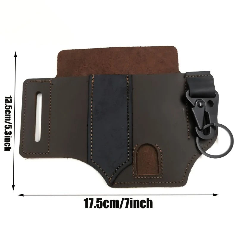 Étui multi-outils en cuir PU p - Edc Carry Belt Leather avis et prix