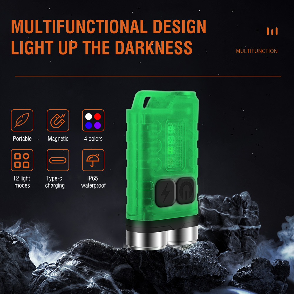 Lampe de poche V3 EDC, mini po - Keychain Flashlight avis et prix