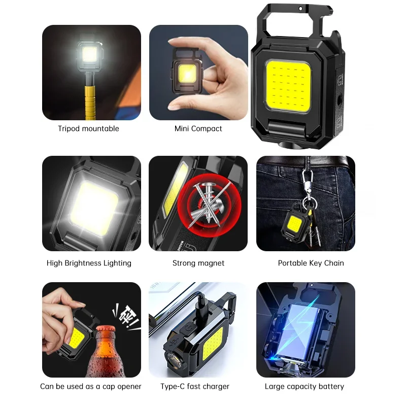 Mini lampe de poche porte-clés - Keychain Flashlight avis et prix