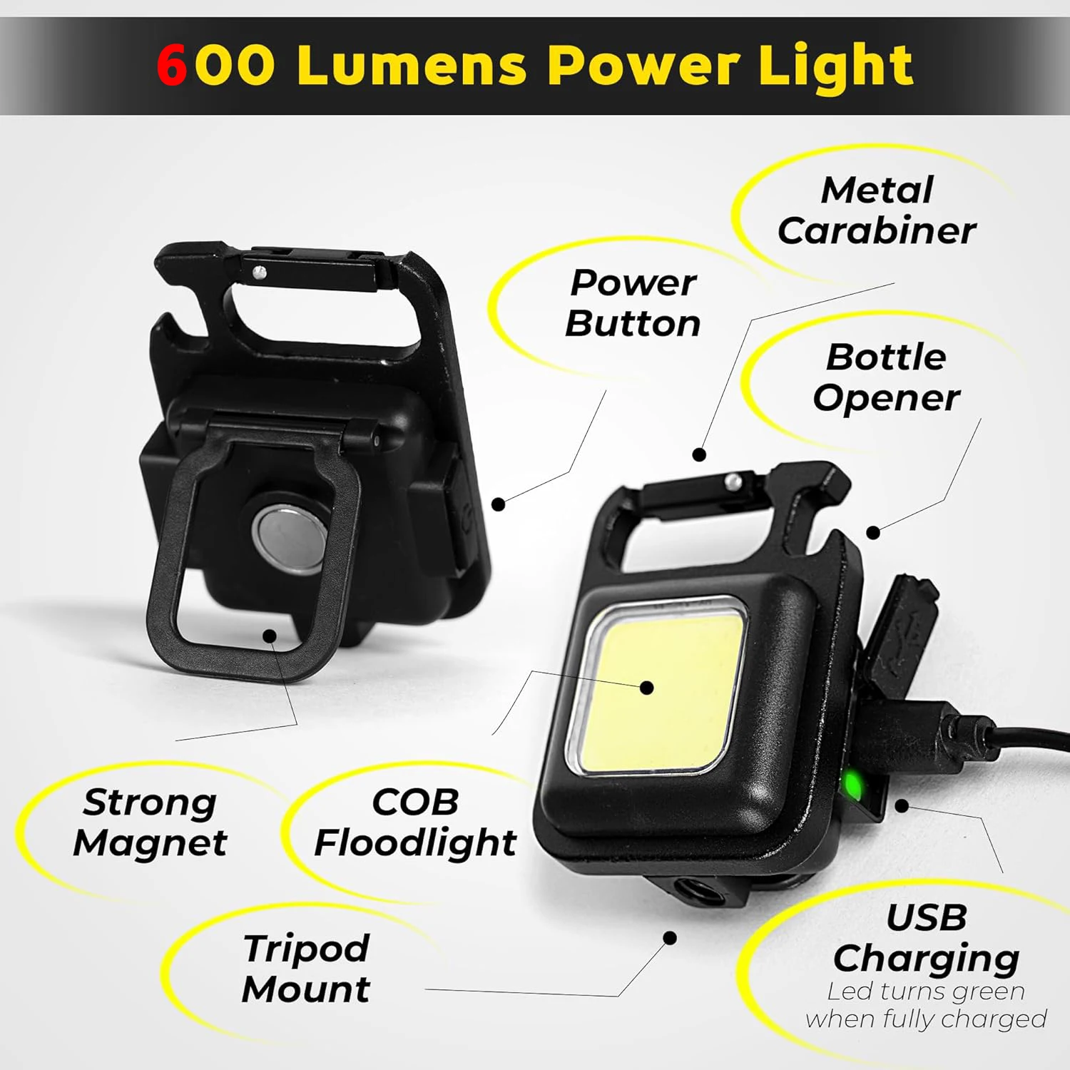 Lampe de poche portable multif - Keychain Flashlight avis et prix