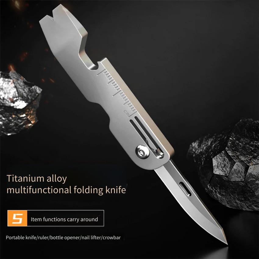 Couteau pliant multifonction e - Titanium Pry Bar avis et prix