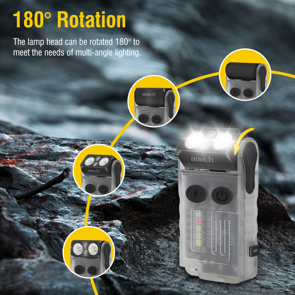 BORUiT V20 Lampe torche LED ED - Keychain Flashlight avis et prix