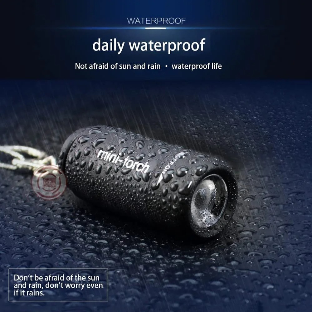 Mini lampe de poche rechargeab - Keychain Flashlight avis et prix