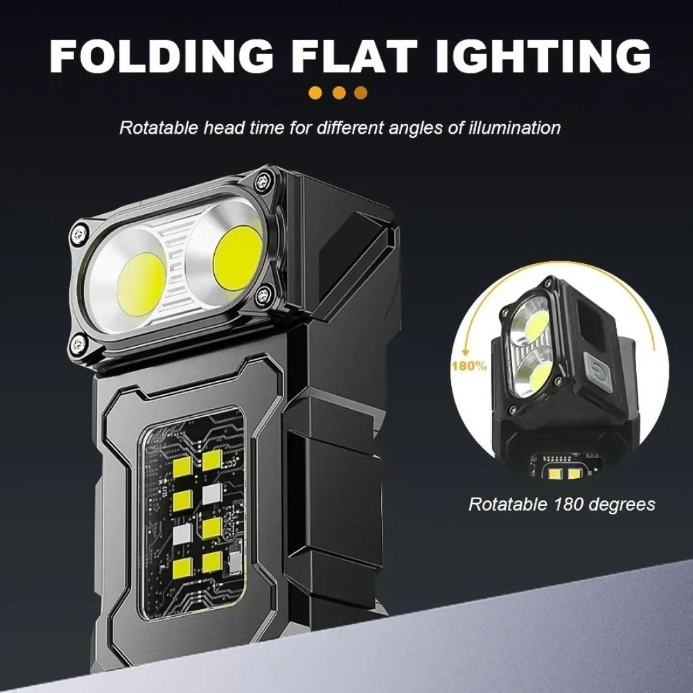 Mini lampe torche LED recharge - Keychain Flashlight avis et prix