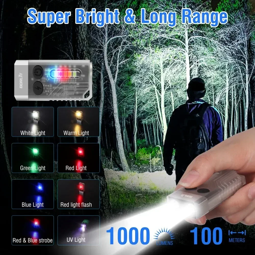 BORUiT V10 porte-clés UV LED E - Keychain Flashlight avis et prix