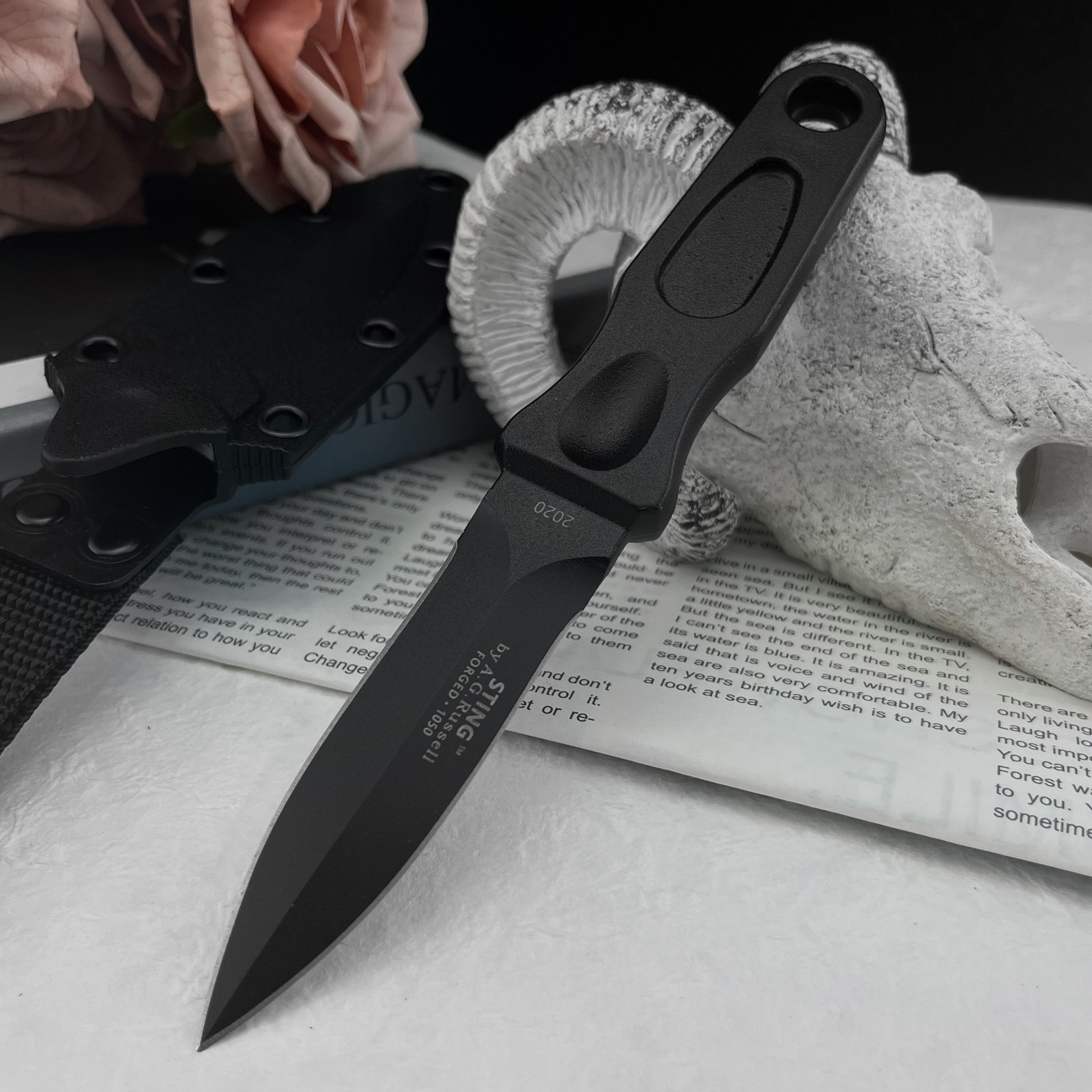 Couteau à lame fixe multifonct - Edc Carry Fixed Blade Knife avis et prix