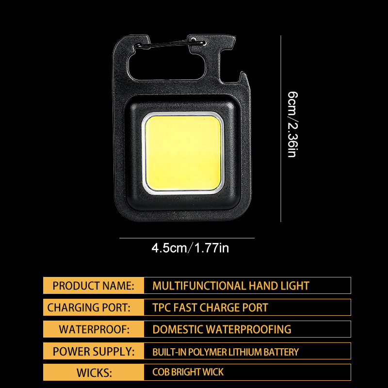 Lampe de poche MINI COB à clé, - Keychain Flashlight avis et prix