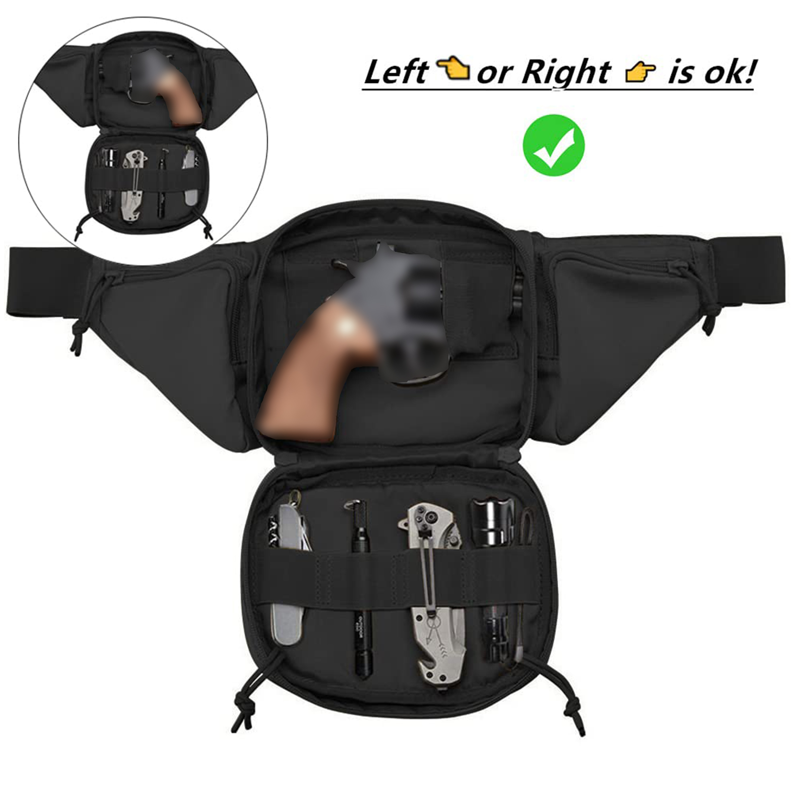 Sac banane tactique étanche po - Edc Pistol Carry Bag avis et prix
