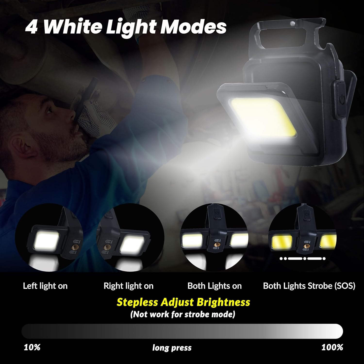 Mini lampe de poche porte-clés - Keychain Flashlight avis et prix