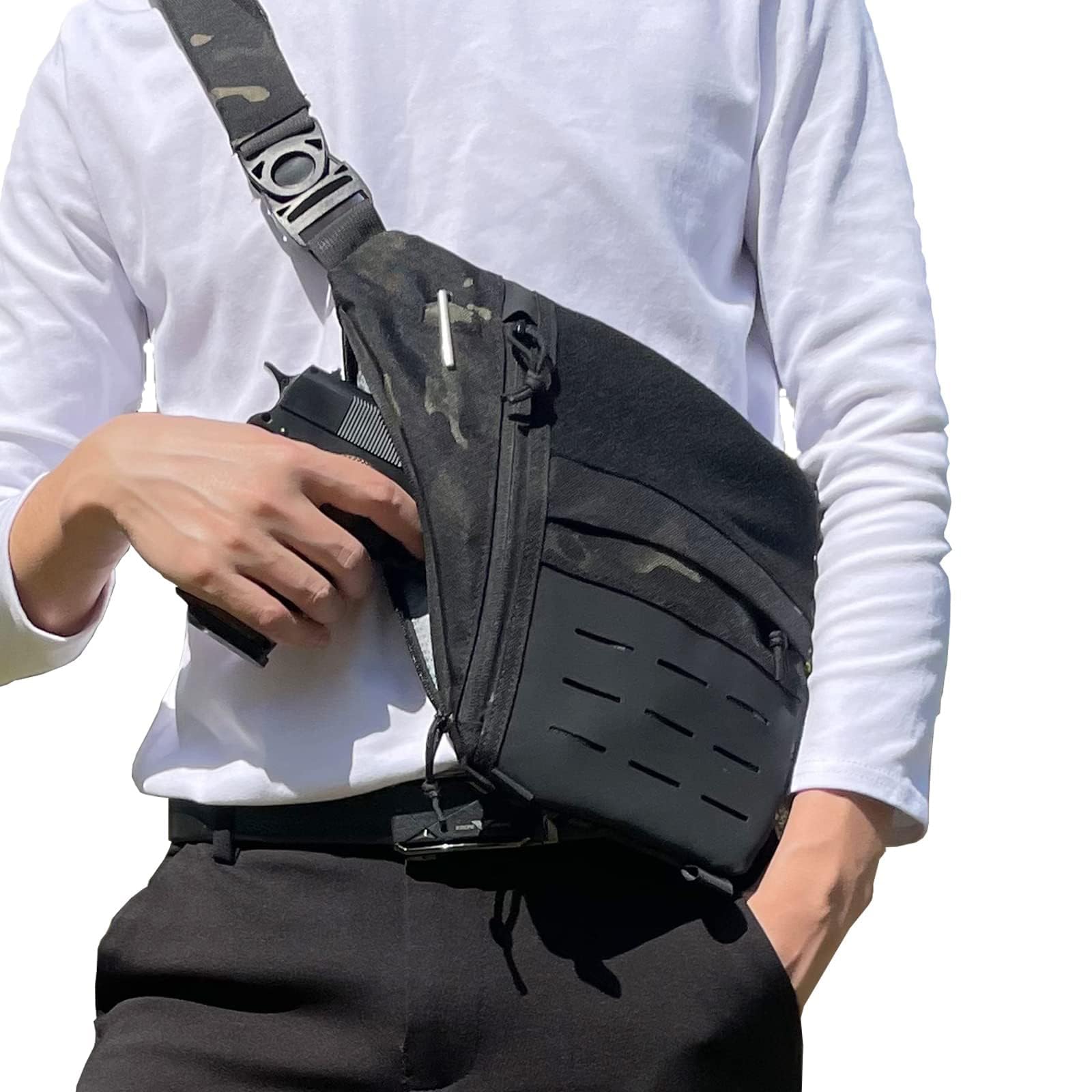 Sac tactique pour pistolet dis - Edc Concealed Carry Backpack avis et prix
