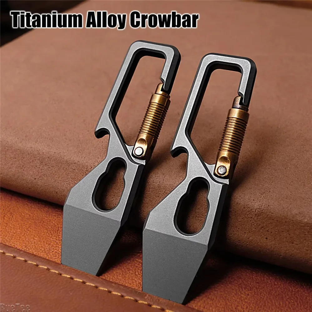 Porte-clés multifonction 6cm 5 - Titanium Pry Bar avis et prix